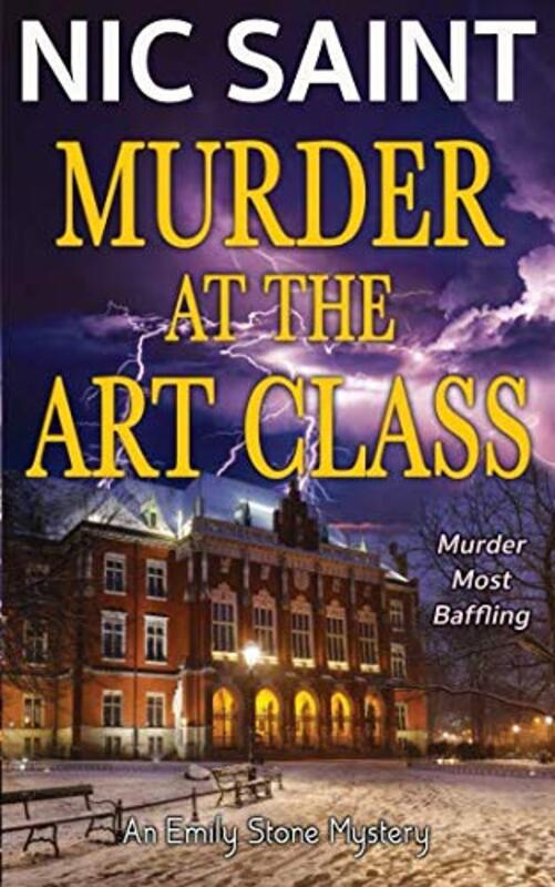Book cover for "Murder at the Art Class" by Nic Saint