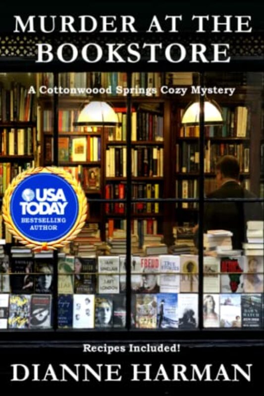 Book cover for "Murder at the Bookstore" by Dianne Harman