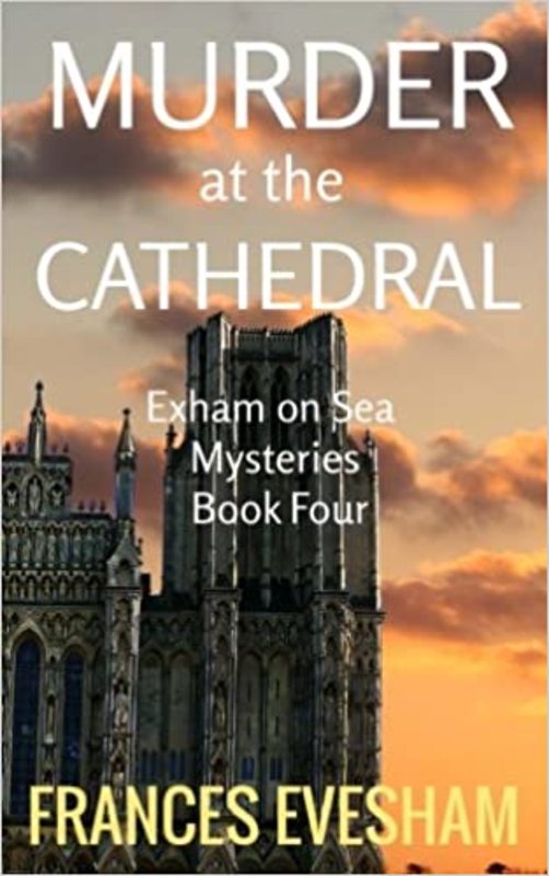 Book cover for "Murder at the Cathedral" by Frances Evesham