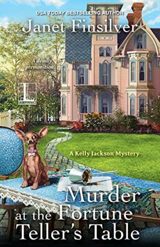 Book cover for "Murder at the Fortune Teller's Table" by Janet Finsilver