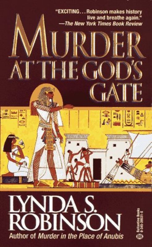 Book cover for "Murder at the God's Gate" by Lynda Suzanne Robinson
