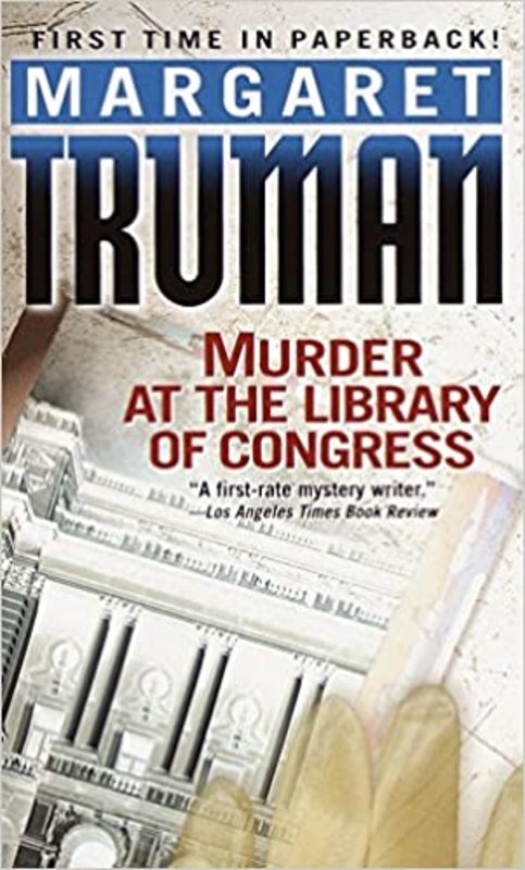 Book cover for "Murder at the Library of Congress" by Margaret Truman