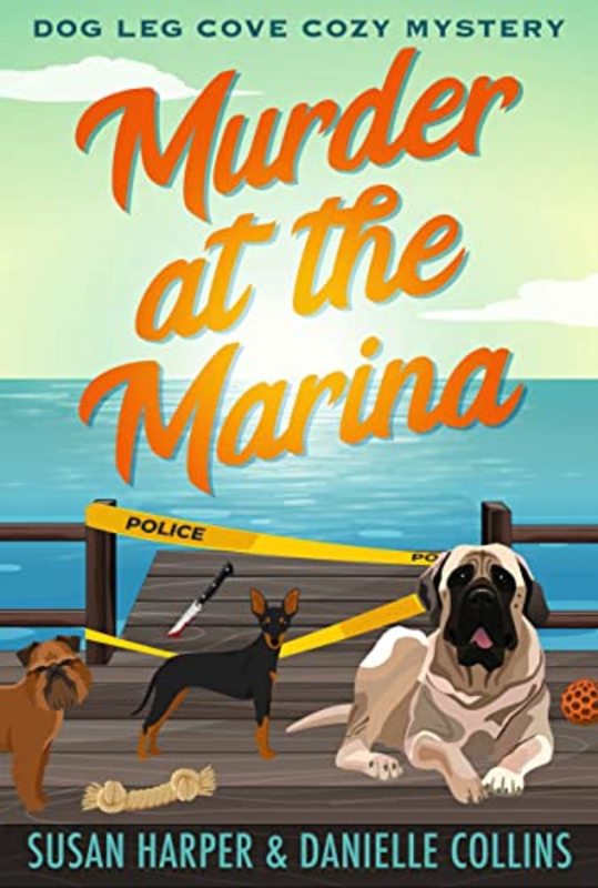 Book cover for "Murder at the Marina" by Susan Harper