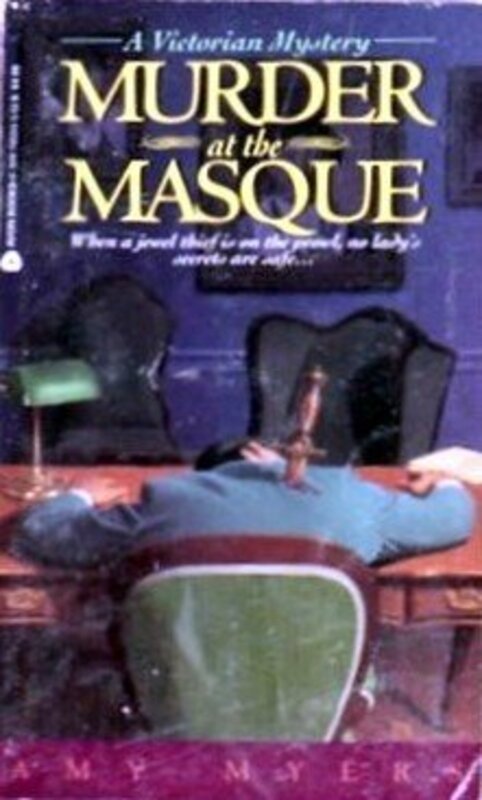 Book cover for "Murder at the Masque" by Amy Myers