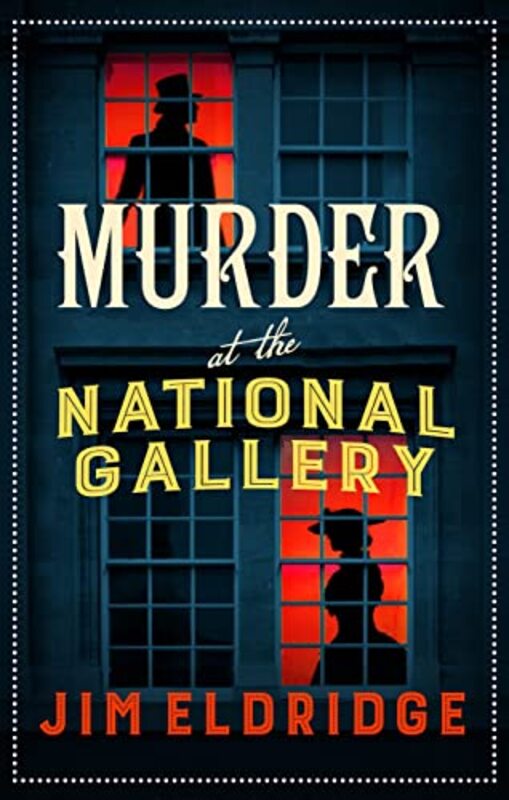 Book cover for "Murder at the National Gallery" by Jim Eldridge