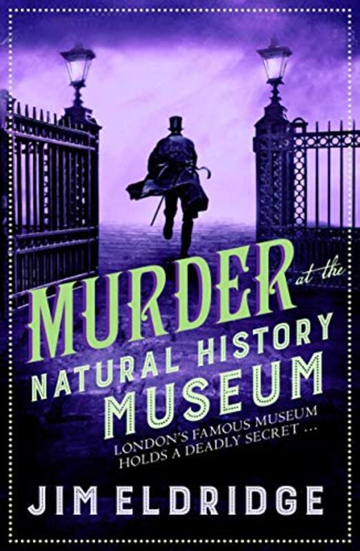 Book cover for "Murder at the Natural History Museum" by Jim Eldridge