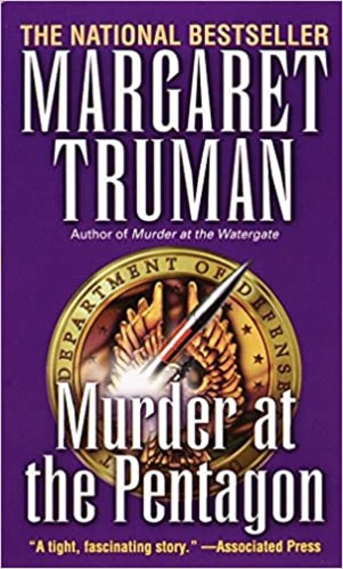Book cover for "Murder at the Pentagon" by Margaret Truman