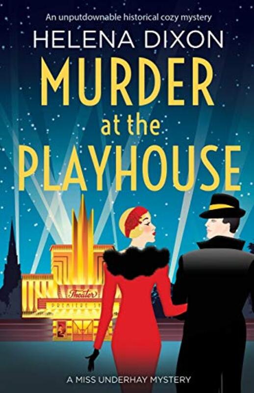 Book cover for "Murder at the Playhouse" by Helena Dixon