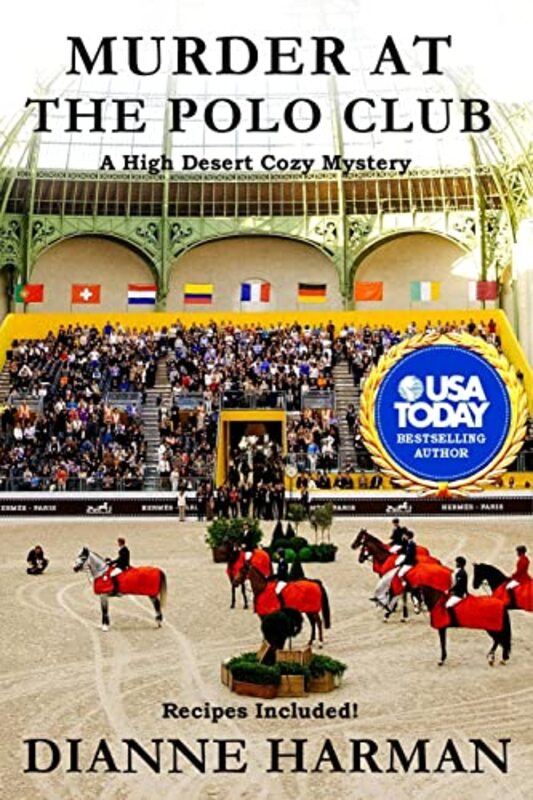 Book cover for "Murder at the Polo Club" by Dianne Harman