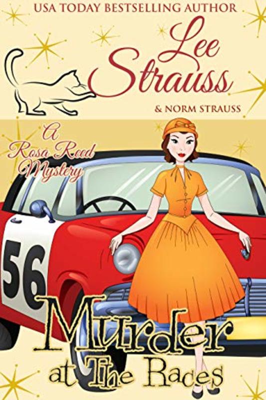 Book cover for "Murder at the Races" by Lee Strauss