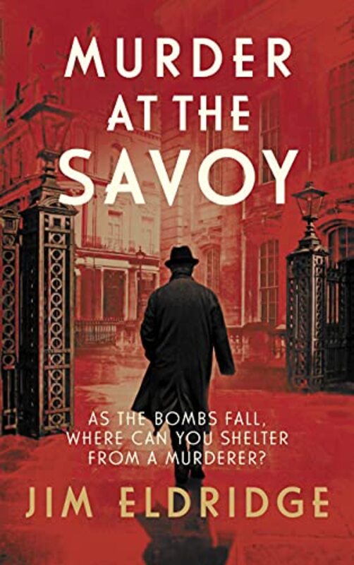 Book cover for "Murder at the Savoy" by Jim Eldridge