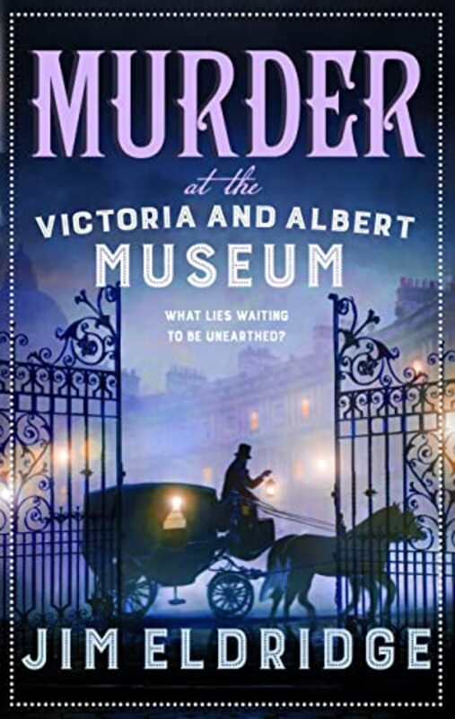 Book cover for "Murder at the Victoria and Albert Museum" by Jim Eldridge