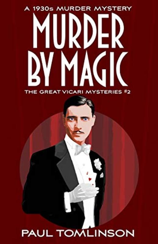 Book cover for "Murder by Magic" by Paul Tomlinson