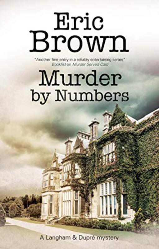 Book cover for "Murder by Numbers" by Eric Brown