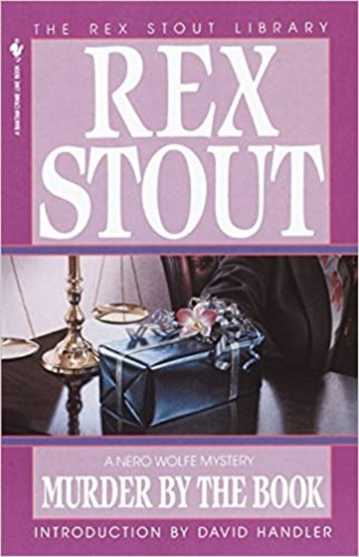 Book cover for "Murder by the Book" by Rex Stout