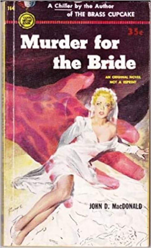 Book cover for "Murder for the Bride" by John D. MacDonald