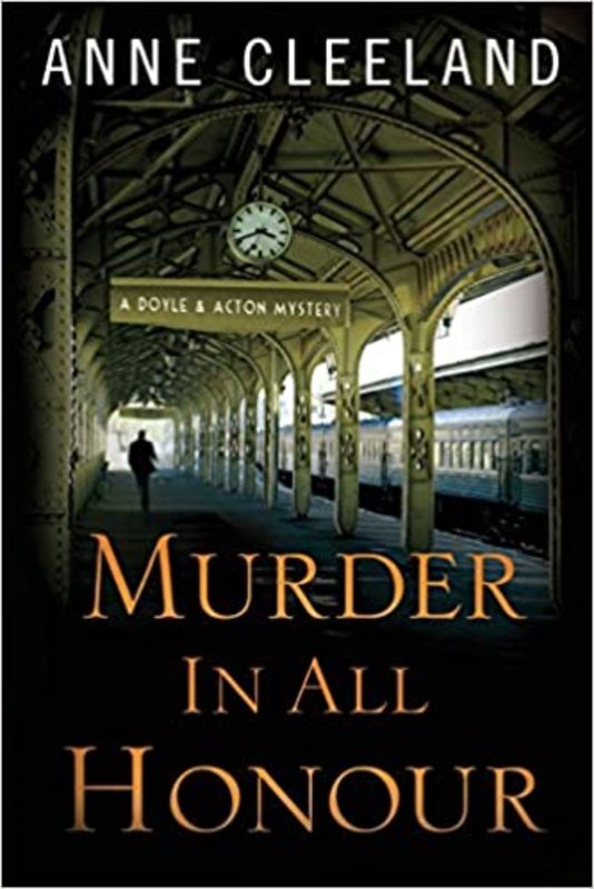 Book cover for "Murder in All Honour" by Anne Cleeland