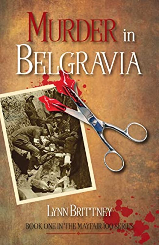 Book cover for "Murder in Belgravia" by Lynn Brittney