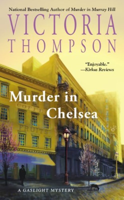 Book cover for "Murder in Chelsea" by Victoria Thompson