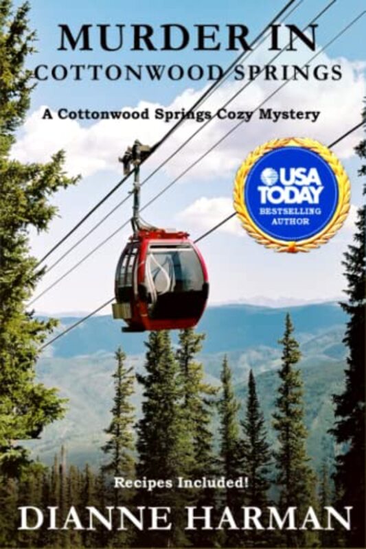 Book cover for "Murder in Cottonwood Springs" by Dianne Harman