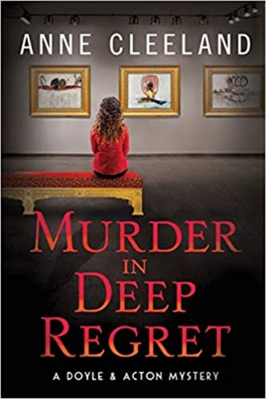 Book cover for "Murder in Deep Regret" by Anne Cleeland