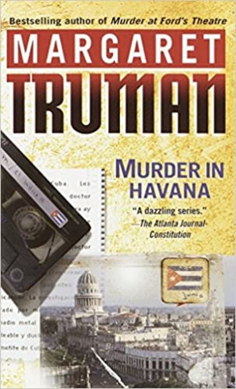 Book cover for "Murder in Havana" by Margaret Truman
