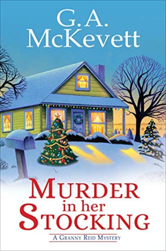 Book cover for "Murder in Her Stocking" by GA McKevett