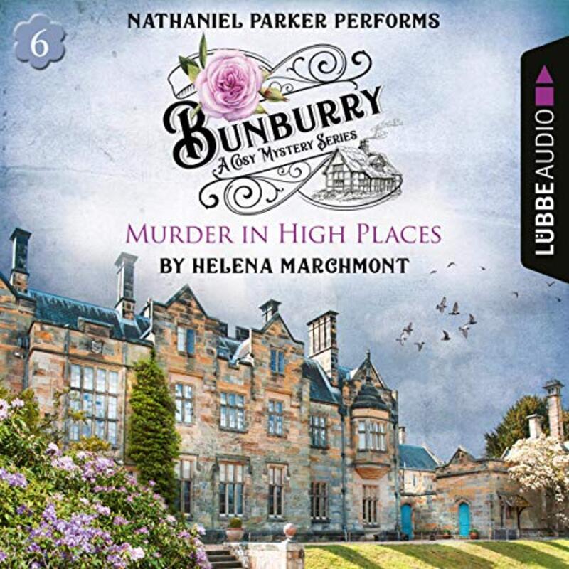 Book cover for "Murder in High Places" by Helena Marchmont
