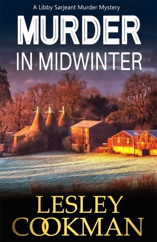 Book cover for "Murder in Midwinter" by Lesley Cookman