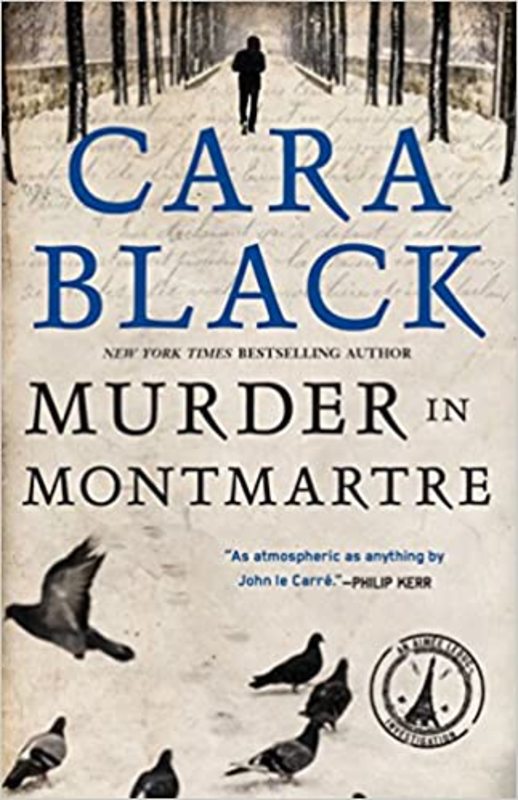 Book cover for "Murder in Montmartre" by Cara Black