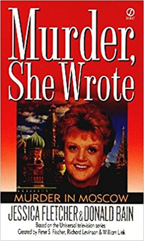 Book cover for "Murder in Moscow" by Jessica Fletcher