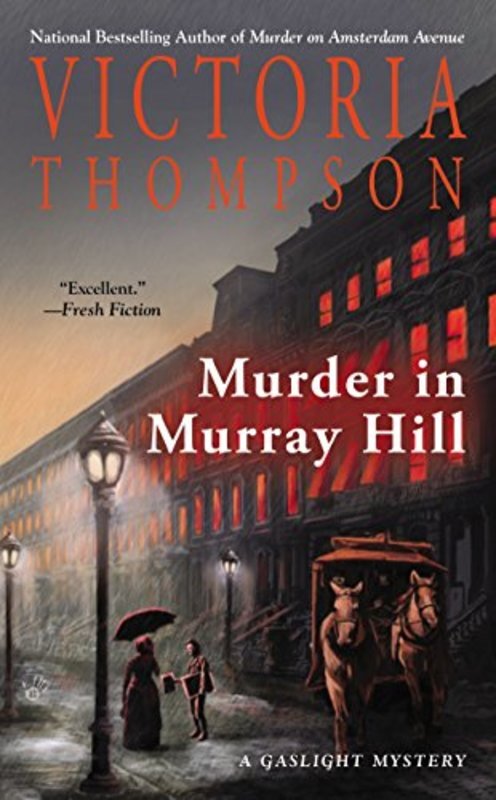 Book cover for "Murder in Murray Hill" by Victoria Thompson