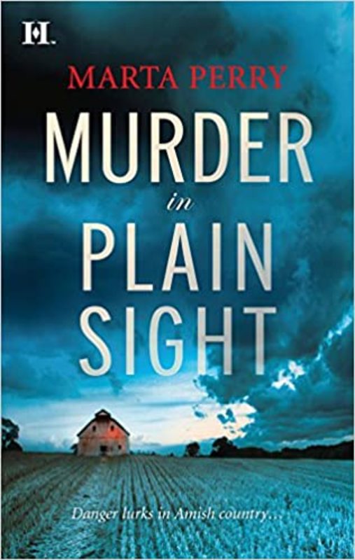 Book cover for "Murder in Plain Sight" by Marta Perry