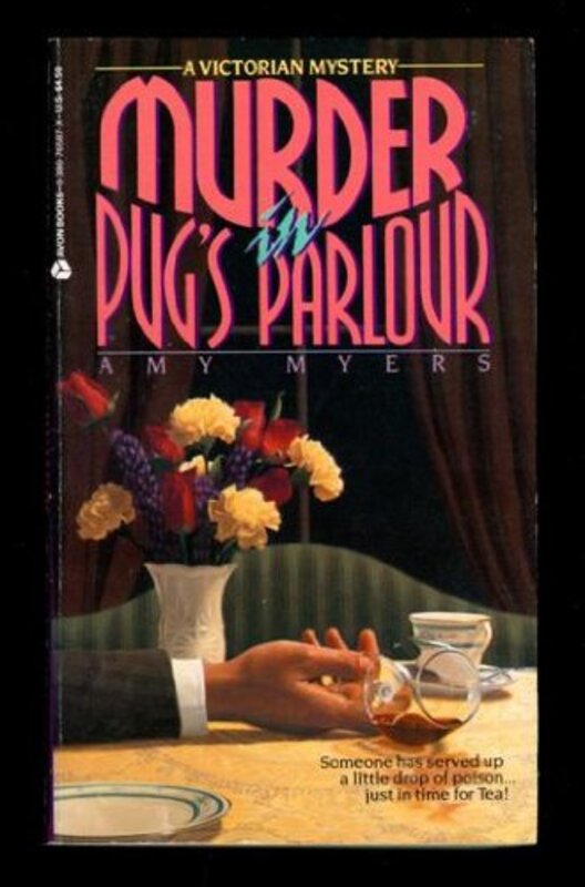 Book cover for "Murder in Pug's Parlour" by Amy Myers