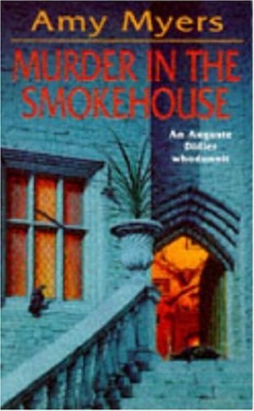 Book cover for "Murder in The Smokehouse" by Amy Myers