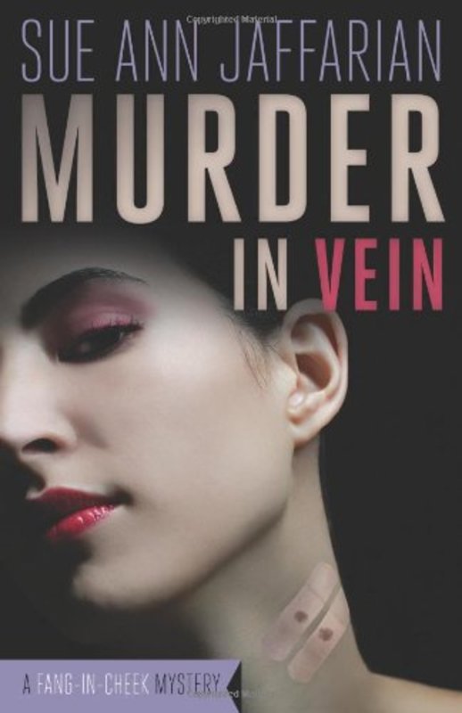 Book cover for "Murder in Vein" by Sue Ann Jaffarian
