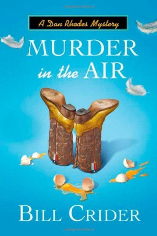 Book cover for "Murder in the Air" by Bill Crider