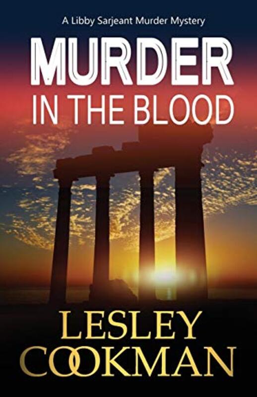 Book cover for "Murder in the Blood" by Lesley Cookman
