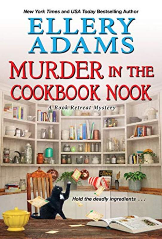 Book cover for "Murder in the Cookbook Nook" by Ellery Adams