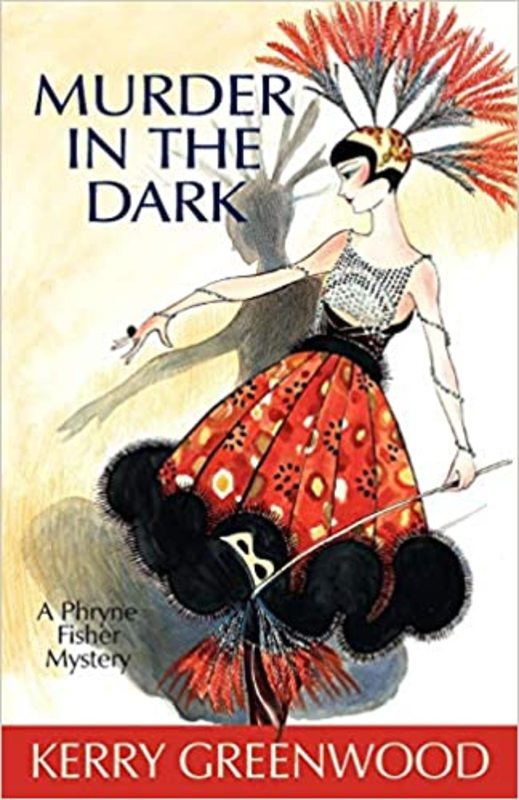 Book cover for "Murder in the Dark" by Kerry Greenwood