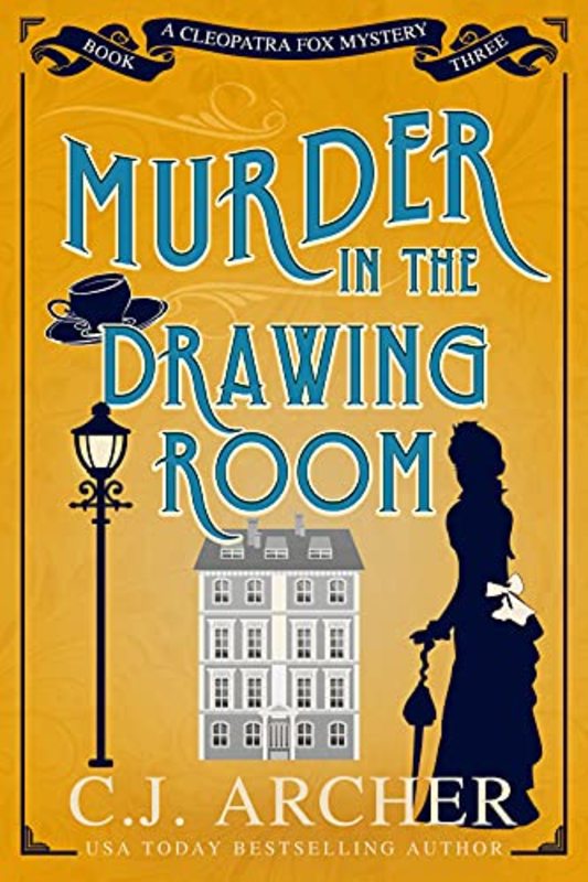 Book cover for "Murder in the Drawing Room" by CJ Archer