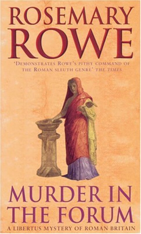 Book cover for "Murder in the Forum" by Rosemary Rowe