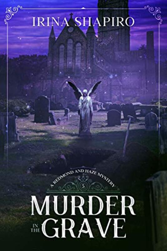 Book cover for "Murder in the Grave" by Irina Shapiro