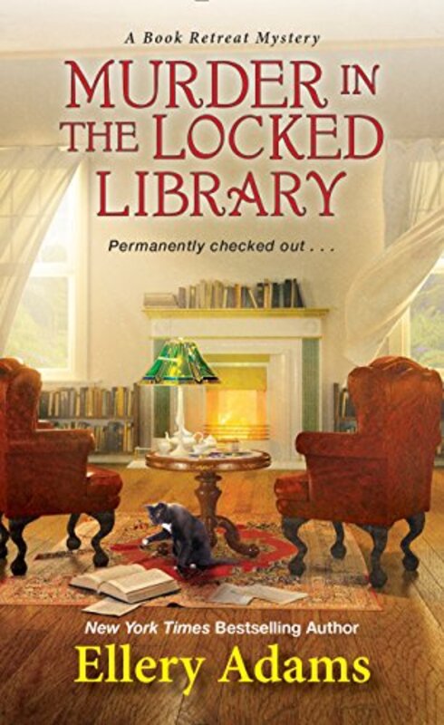Book cover for "Murder in the Locked Library" by Ellery Adams