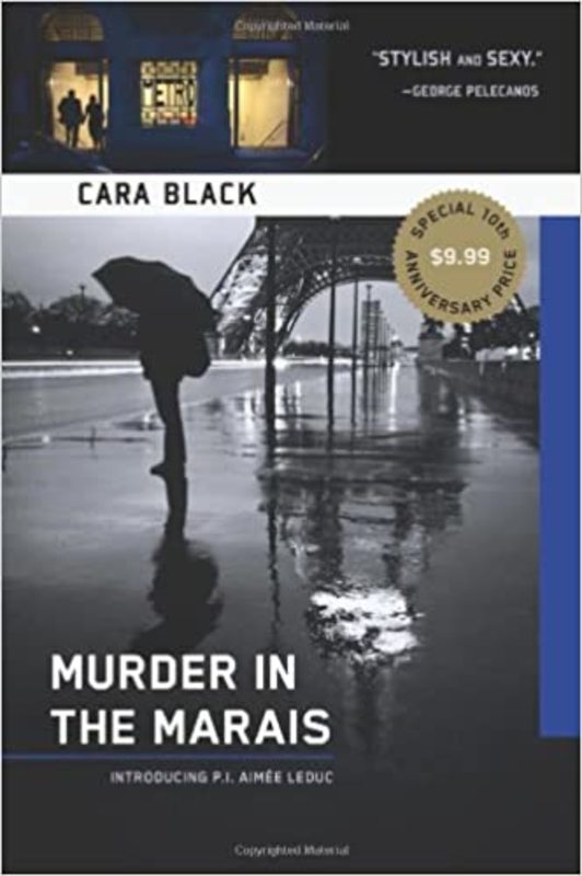 Book cover for "Murder in the Marais" by Cara Black