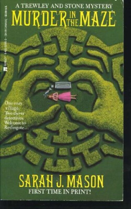Book cover for "Murder in the Maze" by Sarah J Mason