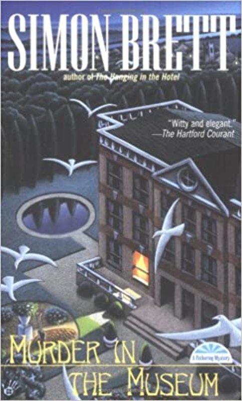 Book cover for "Murder in the Museum" by Simon Brett