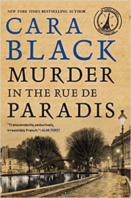 Book cover for "Murder in the Rue de Paradis" by Cara Black