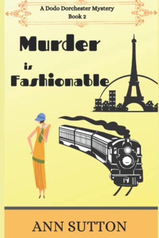 Book cover for "Murder is Fashionable" by Ann Sutton