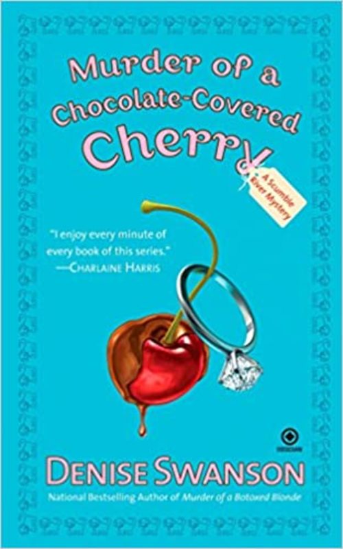 Book cover for "Murder of a Chocolate-Covered Cherry" by Denise Swanson